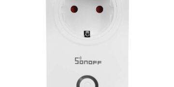 Docooler Sonoff S20 Smart Switch Power Socket con tiempo de control remoto WIFI APP Herramientas de bricolaje para hogares inteligentes (1pc)