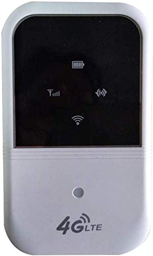 4G LTE Móvil Wifi con SIM Tarjeta Ranura, 150Mbps Punto de Acceso Inalámbrico a Router Soportes 10 Usuarios Portátil Módem para Coche Casa Viaje Acampada Td-Lte, Fdd-Lte, Wcdma ,Td-Scdma, Gsmi