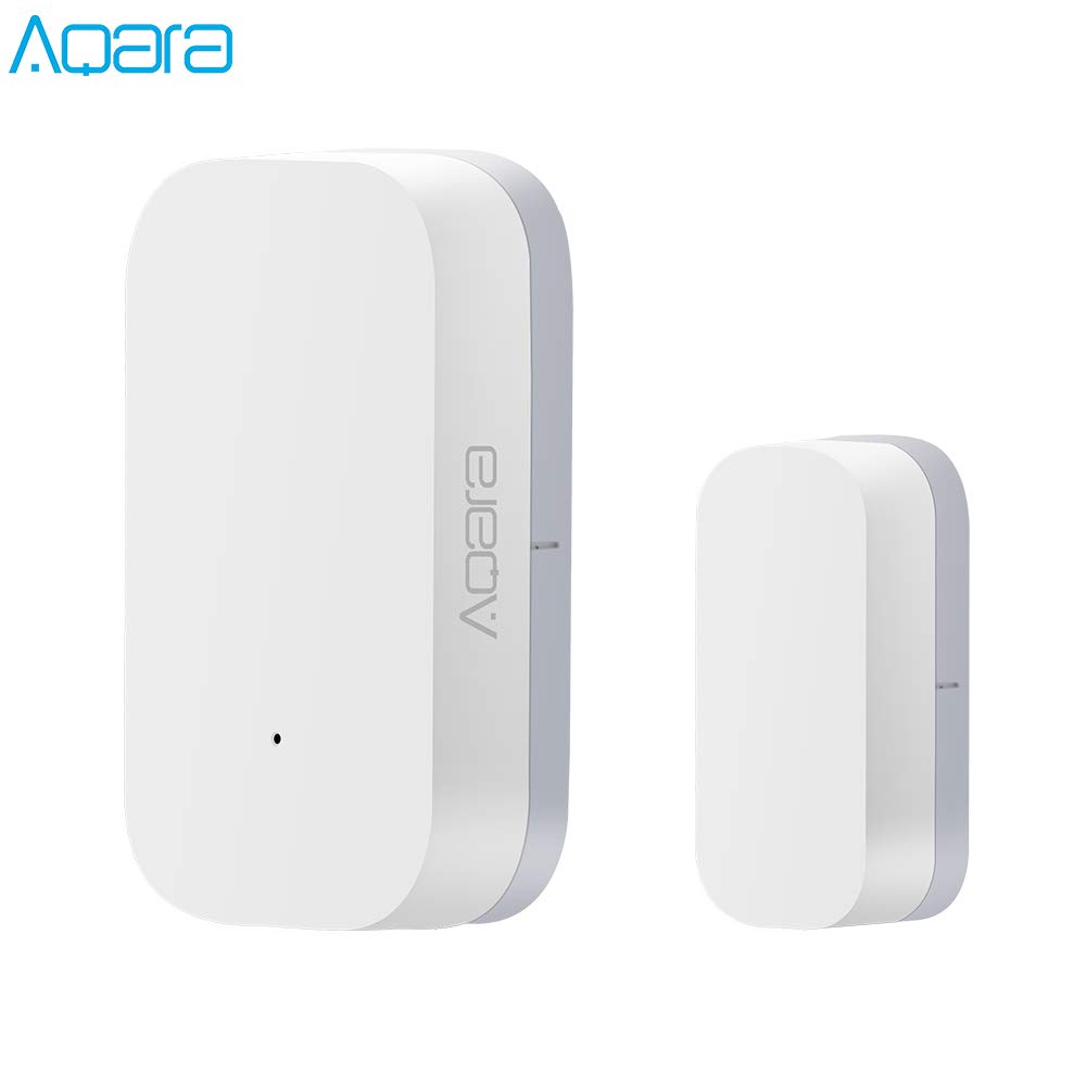 Aqara Smart Door And Window Sensor,Sensor de Puerta y Ventana,ZigBee conexión inalámbrica Inteligente,Compatible con Hub Aqara de Alarma de Seguridad Antirrobo El Detector de Sensor de Imán