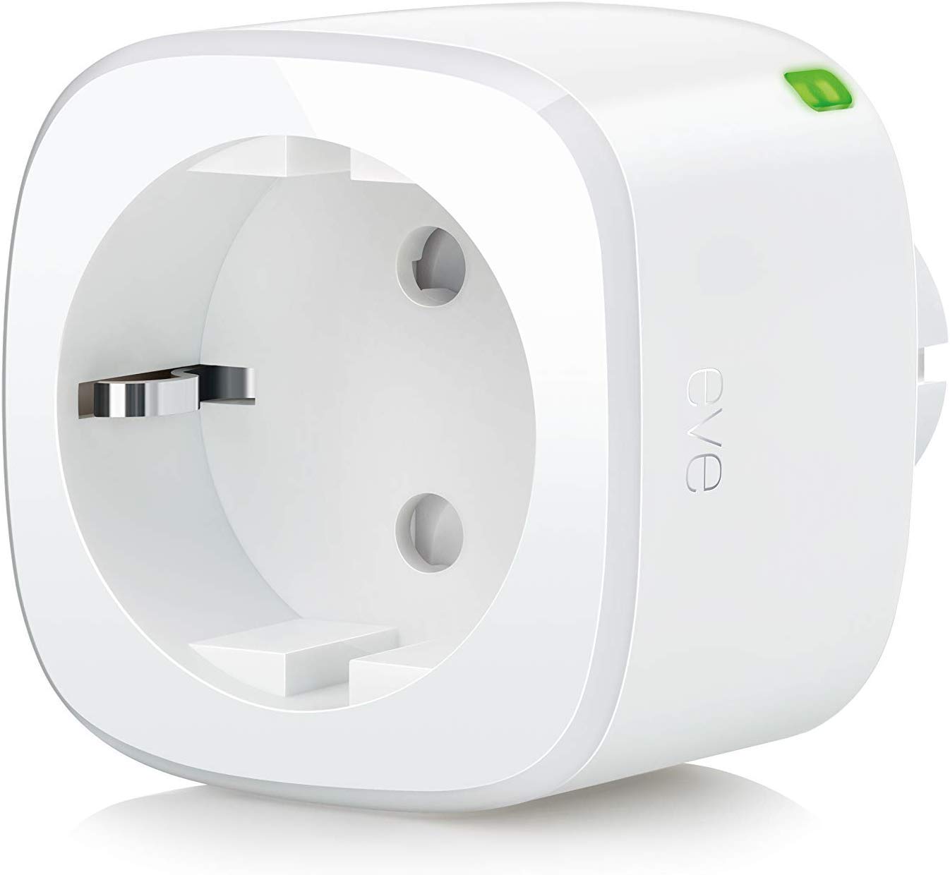 Eve Energy - Interruptor y contador eléctrico inalámbrico, Bluetooth Low Energy, non occorrono bridge o gateway, blanco (Apple HomeKit)