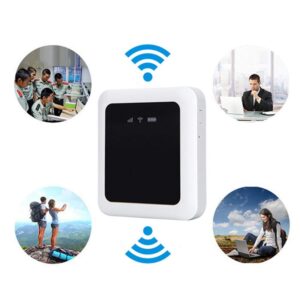 Inalámbrico de Viaje Router, 4G / 3G Wi-Fi Hotspot, Fdd-Lte B1/B3 Red, Roams en Todos World,Qualcomm 9200 Chip, Portátil Inalámbrico 4G Router - 86x76x22mm