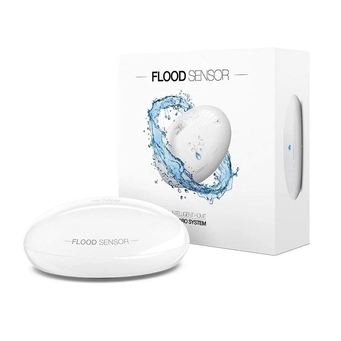 Fibaro FGFS-101-ZW5 Sensor de Fugas de Agua e Inundaciones, 0 W, 3 V, Blanco