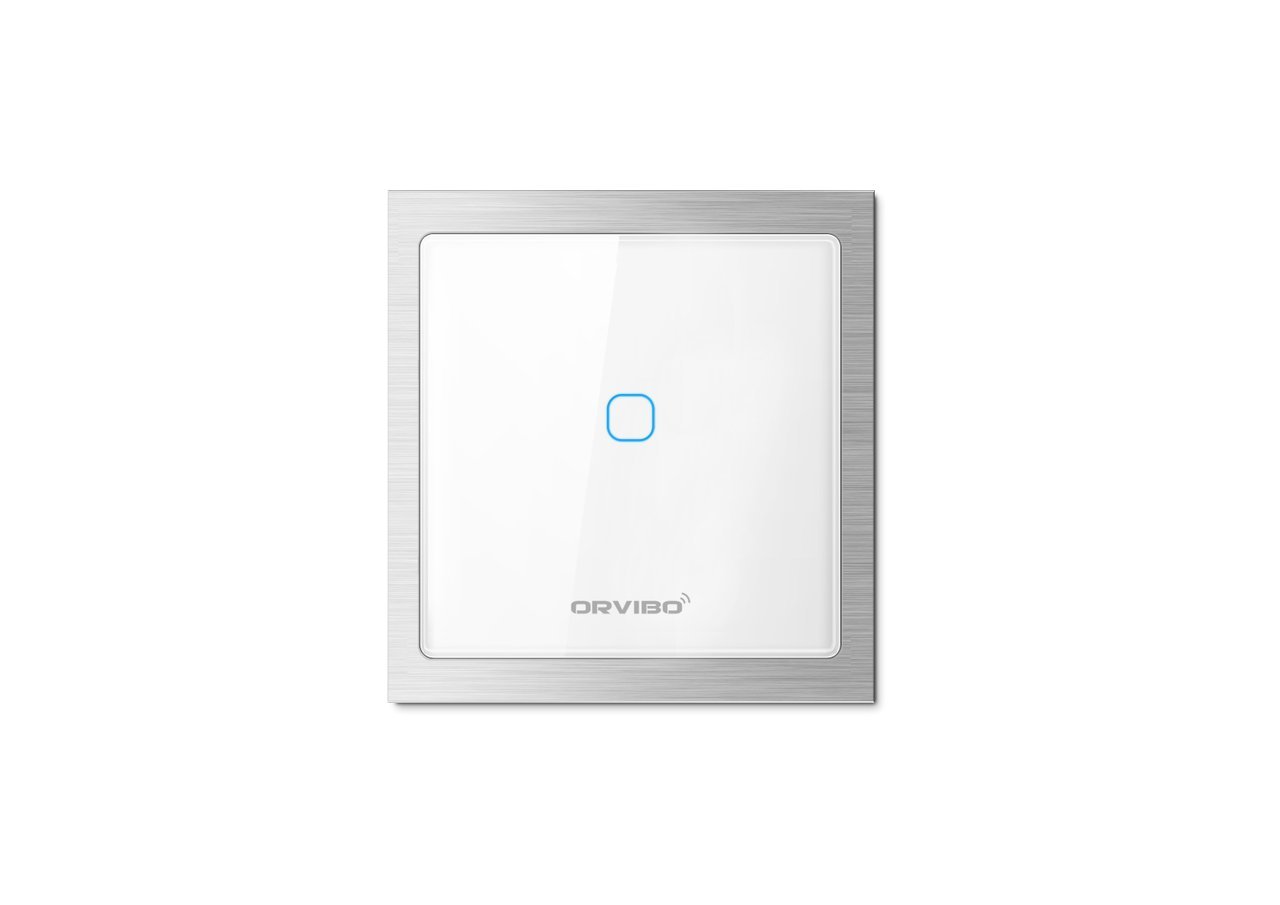 Orvibo ZigBee T20W1Z - Mando a distancia WiFi (interruptor de encendido/apagado, 1 banda), Pack de 4