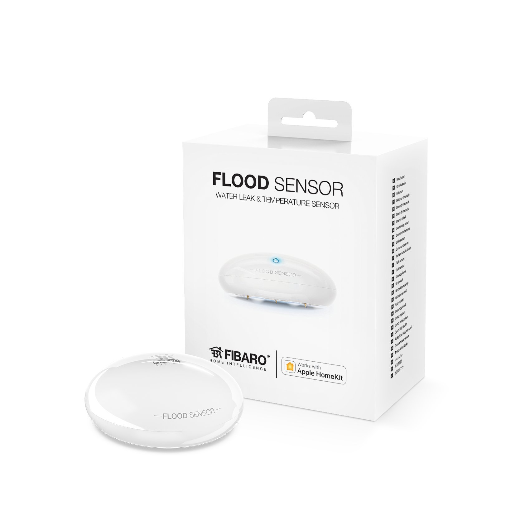 Fibaro FGBHFS-101 Sensor de Fugas de Agua e Inundaciones, Blanco