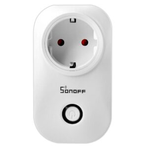 Sonoff S20 (Versión de Actualización) WIFI Enchufe Inteligente Inalámbrico Interruptor con Control Remoto y Temporizador para Amazon Echo, Echo Dot, Amazon Tap, Google Nest + Agarre de dedo