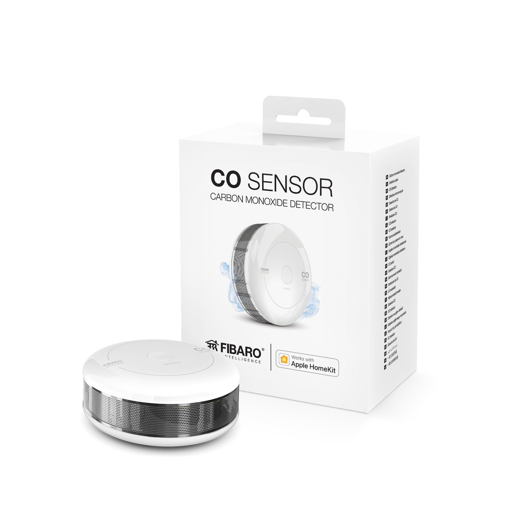 Fibaro CO Sensor mulltisensor Smart Home Inalámbrico Bluetooth - Mulltisensores Smart Home (Temperatura, Inalámbrico, Bluetooth, Blanco, Batería)